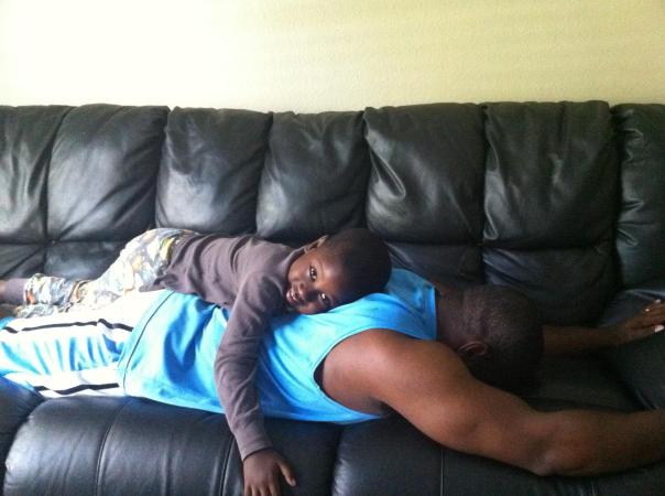 Planking? Hell naw, this is called fathering... You should try it..